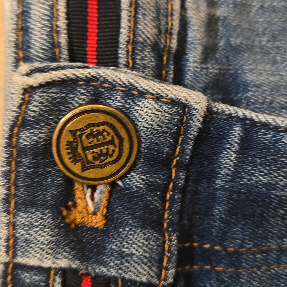 Talbot's Denim Blue Jean Pencil Skirt - Picture 2 of 8